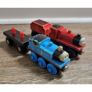 4 Lot of Thomas Train FLAT Magnet Lot James & Tender Cargo Carriage Vintage
